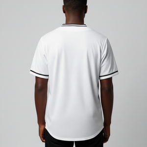 Maillot de baseball unisexe OEM, haute qualité, vêtements de sport, logo personnalisé, respirant, coupe classique, 100% polyester, nouveau design - Product Image 2