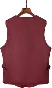 Chaleco de Cuero Casual de Diseño Personalizado de Calidad para Hombre, Chaleco de Motocicleta con Múltiples Bolsillos para Invierno, Chaleco Personalizable - Product Image 4