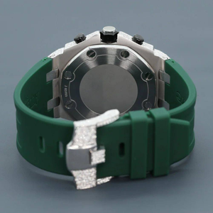 Mens Luxury Moissanite Diamond <b>Watch</b> Automatic Mechanical Iced Out Stainless Steel <b>Case</b> Trendy Hip Hop <b>Watch</b> - Product Image 5