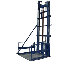 Ascenseur de fret hydraulique industriel Haokun personnalisable, commande électrique à distance, capacité de charge de 1 tonne pour l'élévation de marchandises en entrepôt