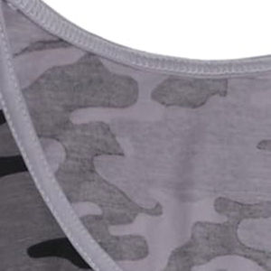 PITCHER INTERNATIONAL Camiseta sin mangas para hombre, cuello redondo, sin mangas, informal, transpirable, de punto, 100% algodón, estilo estampado, talla grande - Product Image 6
