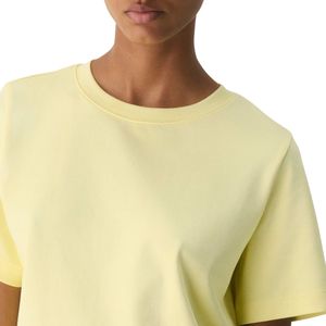T-shirt en coton pour femme, décontracté, doux, confortable, à manches courtes, col rond, basique, fabricant OEM ODM, vente en gros personnalisée en vrac - Product Image 1