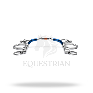 PELHAM LOW PORT CAPSULE SWEET IRON CURB MONTURE À CHEVAL TAILLE COMPLÈTE POUR LE CONTRÔLE DE LA CONDUITE ÉQUESTRE - Product Image 3