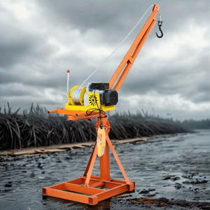 Grue à flèche électrique portable avec palan à câble, équipement de levage robuste pour la construction, l'entrepôt et l'atelier - Product Image 3