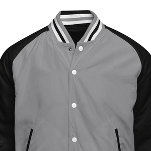 Best Supplier Wool Sleeve <b>Men</b> Varsity <b>Jacket</b> with Patchwork Design Hooded Waterproof Custom OEM Service <b>for</b> Winter Streetwear - Product Image 5