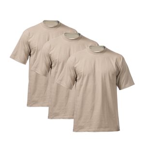 T-shirt décontracté en maille pour homme, col rond, manches courtes, coupe classique, couleur bordeaux unie, 100 % coton, respirant, séchage rapide, anti-plis - Product Image 3