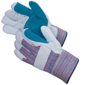 Industrial Heavy Duty Double Palm Polyester Rigger <b>Gloves</b> Reinforced Palm for Grip Safety Anti-Vibration Anti-Chemical - Product Image 1