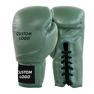 Fabriqué au Pakistan, se vend bien, avec logo personnalisé imprimé, créez votre propre design unique, gants de boxe en cuir de vachette véritable sur mesure. - Product Image 1