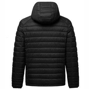 Men's Hooded Puffer Jacket Windproof <b>Warm</b> Winter Coat Lightweight Custom OEM ODM Factory Wholesale Outerwear - Product Image 5