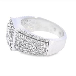 Anillo de Plata de Ley 925 con Diamantes Moissanite VVS, Joyería de Lujo Estilo Hip Hop para Fiestas y Moda - Product Image 2