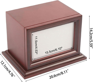 Wooden Urn Box <b>for</b> Pet <b>Ashes</b> Wood Cremation Urns <b>for</b> Cat and Dog <b>Ashes</b> Rosewood Urns at Low Price - Product Image 2