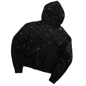 Sudaderas con Pedrería al por Mayor, Sudaderas con Logotipo de Pedrería Personalizadas de Alta Calidad, Mezcla de Algodón y Poliéster, Fabricante de Sudaderas con Pedrería al por Mayor - Product Image 3