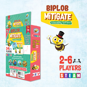 Juego de Cartas Sostenible MITIGATE de Biplob, Hecho con Materiales Reciclables de Cartón, Papel y Plástico - Product Image 5