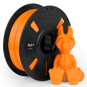PLA+ 1.75 มม. 1 กก. สีส้มสดใส เส้นพลาสติกสำหรับพิมพ์ 3 มิติ ±0.03 มม. ไม่เกิดการอุดตัน พิมพ์ได้แข็งแรง OEM Numakers - Product Image 2