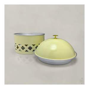 Cubierta Decorativa Metálica para Alimentos con Tapa, Diseño Cortado con Láser, Cubierta para Mesa de Cocina, Calentador de Alimentos, Vajilla para Restaurante - Product Image 2