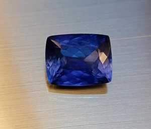Piedra Preciosa Suelta de Tanzanita Azul Natural, Certificada por Terceros, Calidad Premium, Corte Octogonal, 100% Color Natural, Piedra para Joyería - Product Image 1