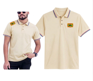 Polo uni pour homme, lot de stock, surplus d'usine, vente en gros, liquidation, qualité export Bangladesh, en vrac - Product Image 1