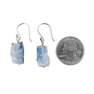 Pendientes Colgantes de Piedra Lunar Natural en Plata de Ley, Joyería con Piedras Preciosas Naturales, Piedra de Nacimiento de Junio - Product Image 2