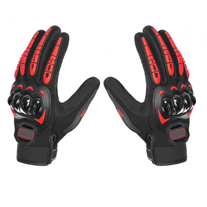 Nouveaux modèles de gants de motocross unisexes en cuir véritable, imperméables, compatibles avec les écrans tactiles, personnalisables, pour le motocross, les sports de plein air - Product Image 1