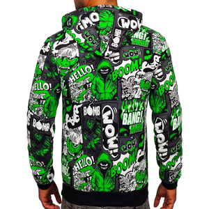 Sudaderas con capucha de mezcla de algodón 100% Premium para hombres Diseño de cremallera transpirable Ropa de gimnasio básica personalizada Hecho en Pakistán - Product Image 2