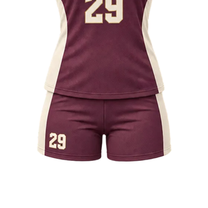 Maillot et Short de Football pour Femmes, Col en V, Uniforme par Sublimation, Kit d'Équipe de Football Personnalisé, Bande Latérale Courbée, Matchs de Ligue, Pro 100% - Product Image 5