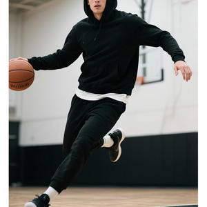 Men's Custom Oversized Heavyweight Tracksuit | Premium Cotton Fleece Winter <b>Set</b> - Product Image 2