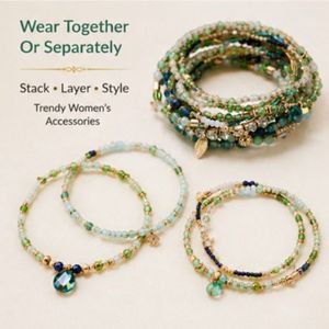 Bohemian Multi Layer Zinc Alloy Beaded Bracelet Set Women | 14K Gold Plated Stretch <b>Stack</b> Bracelets | Handmade Colorful Seed - Product Image 3