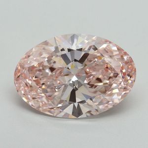 Diamante Cultivado en Laboratorio CVD Diamond Rising para Joyería, Anillo de Compromiso de Lujo, Corte Ovalado de 2.50 Ct, VVS, Corte Excelente, Certificado IGI - Product Image 1