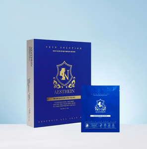 AESTHEIN 50 masques coréens en tissu pour le visage à la sécrétion d'escargot, niacinamide et ferment de lactobacillus – Éclat, hydratation et anti-âge (pour tous types de peaux) - Product Image 1