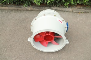Ventilateur axial à entraînement direct haute température en acier au carbone pour la pressurisation des escaliers APL-5-3.5D Installation facile - Product Image 4