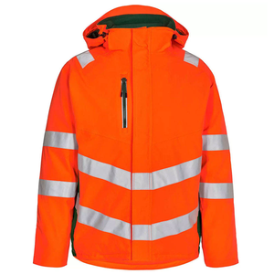 Chaqueta de Seguridad Vial de Alta Visibilidad, Tela Oxford 300D de Poliéster con Recubrimiento de PU, Cinta Reflectante, Ropa de Trabajo Duradera - Product Image 1