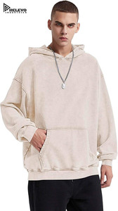 Sherpa <b>Wool</b> Pakistan Made 100% Cotton Fleece Solid Hoodies Men Best Product Custom Plain Spring Size Cheap - Product Image 4