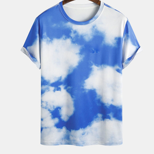 Camisetas de algodón para hombre, corte ajustado, manga corta, en venta online a bajo precio. - Product Image 1