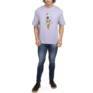 T-shirt unisexe vintage en jersey 100% coton délavé à l'acide, impression DTG personnalisée, coupe oversize à épaules tombantes, grandes tailles pour hommes - Product Image 1