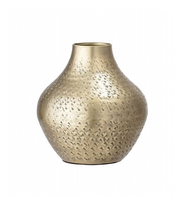 Vase à fleurs en métal très vendu pour la décoration de la maison et des mariages, vase à fleurs moderne en aluminium pour table de salon - Product Image 1