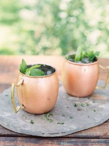 Copper beverage mug set terrace oasis <b>cups</b> <b>reusable</b> premium cocktail serving durable collection mugs - Product Image 6