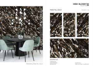 Azulejo de Porcelana Superlujoso de Alto Brillo 600x1200, Formato Grande, Superficie Pulida Premium, para Paredes y Pisos, Uso Interior y Exterior Moderno - Product Image 4