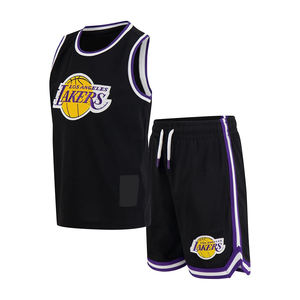 Uniformes de basket respirants en polyester, maillots et shorts personnalisés pour hommes, séchage rapide, uniformes d'équipe sportive en mesh, à vendre - Product Image 6