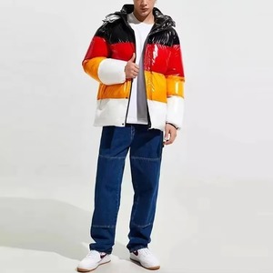 Custom Wholesale Mens Lightweight Hooded Stand Collar Windproof Down <b>Jacket</b> Thermal <b>Puffer</b> Zip Up <b>Thin</b> Winter Coat - Product Image 2