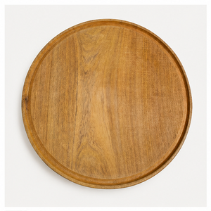 Wholesale Luxury Round Wood Charger <b>Plates</b> for Wedding Party Table <b>Decoration</b> Handcrafted Natural Acacia Serving <b>Plate</b> - Product Image 3