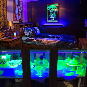 Bán 999 + Nhà sản xuất ban đầu ánh sáng màu đen Led tím T8 khử trùng đèn UV chữa 365nm 395nm IP65 đánh giá DJ KTV Bar Đảng - Product Image 2