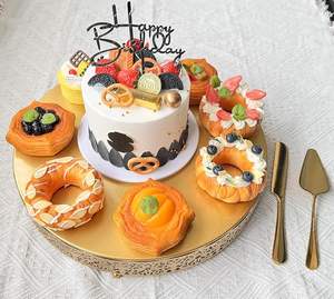 Support à gâteau de luxe pour la présentation de gâteaux et de desserts, parfait pour la présentation en boulangerie et la décoration de fêtes - Product Image 6