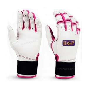 New Baseball Batting Gloves Genuine Leather Material Fully Customize Logo Color Baseball Batting Gloves Hot Selling Manufacturer - Product Image 4