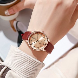 Reloj de Cuarzo de Lujo con Correa de Silicona Redonda para Mujer, Reloj Moderno para Estudiantes - Product Image 3