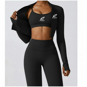 Leggings de Yoga Transpirables de Cintura Alta y Secado Rápido, Diseño Sólido con Cierre Elástico en la Cintura, Servicio OME Personalizable - Product Image 2