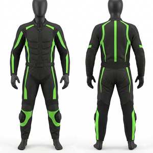 Factory Wholesale Price Customized Logo Lightweight Genuine Leather Motorbike <b>Men</b> Leather Suit Premium Quality Motorbike Suit - Product Image 5