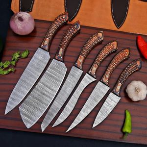 Juego de Cuchillos de Chef de Acero Inoxidable con Mangos Antideslizantes y Empaque de Regalo para Restaurantes, Cocinas Domésticas y Venta al por Mayor - Product Image 2