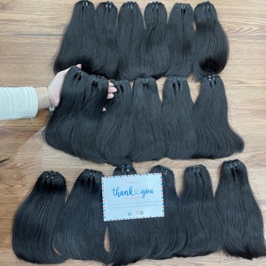 Extensiones de Cabello Premium Combo Weft, Cabello Liso Natural en Colores Naturales, Precio al por Mayor - Product Image 1