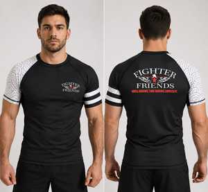 Chemises de compression pour hommes, couleur unie, respirantes, séchage rapide, manches courtes, polyester et élasthanne, vêtements d'été, fabriquées au Pakistan - Product Image 1