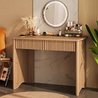 Ensemble moderne de bureau et chaise pour ordinateur, en panneaux de bois, pour le bureau ou la chambre à coucher